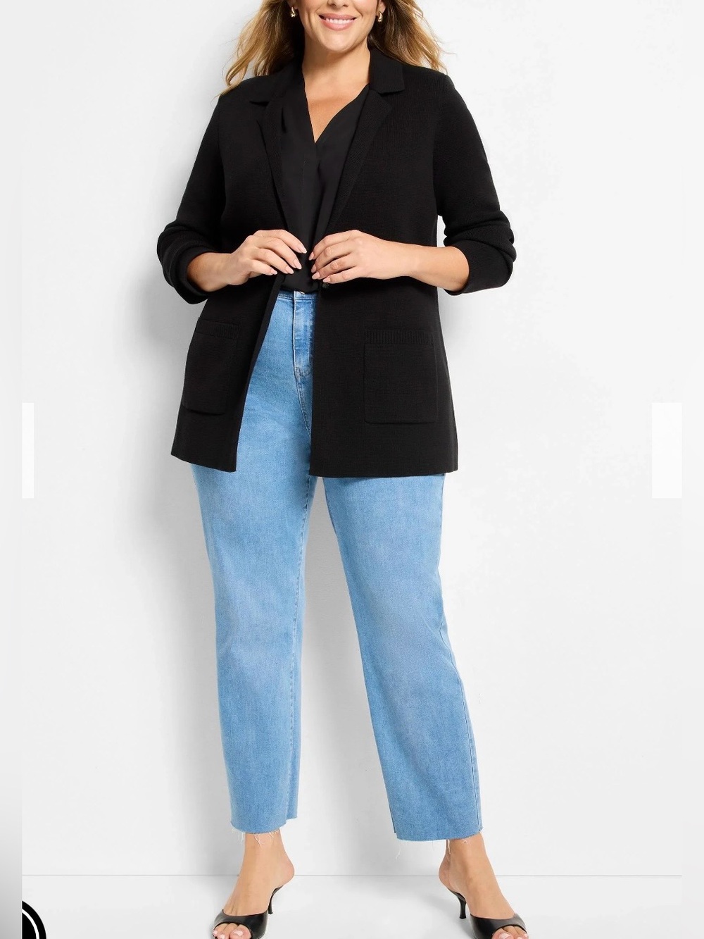 NIC+ZOE ELEGANT KNIT BLAZER-NWT-size 2X
